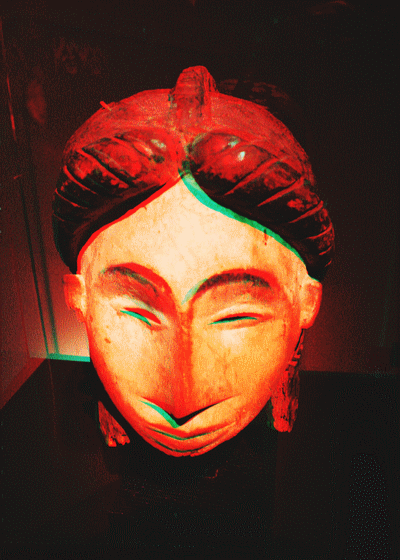 louvre, relief, 3d, anaglyph, museum, muse, branly, africa, afrique, sculpture, art